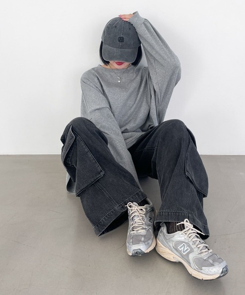 鉄朗ページ WEB限定 スーパーBIGシルエットロンT 143365（Tシャツ