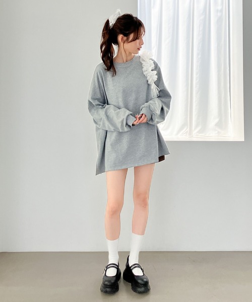 鉄朗ページ WEB限定 スーパーBIGシルエットロンT 143365（Tシャツ