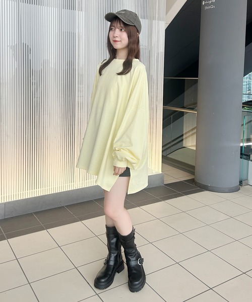 セール】WEB限定 スーパーBIGシルエットロンT 143365（Tシャツ