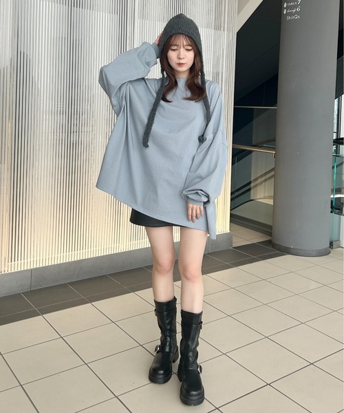 鉄朗ページ セール】WEB限定 スーパーBIGシルエットロンT 143365（Tシャツ