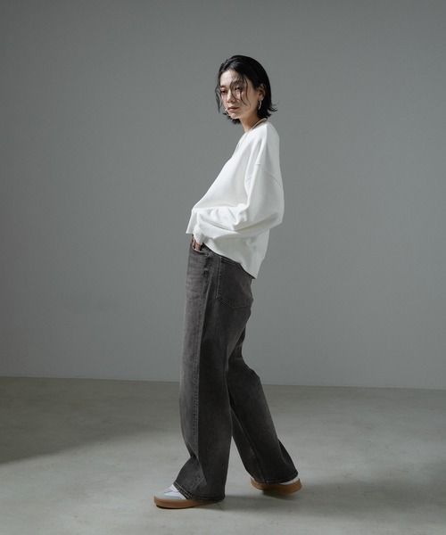 Healthy denim(ヘルシーデニム)の「【Healthy DENIM(ヘルシーデニム)】Pink Pepper/ブラックデニム(デニムパンツ・レディース・ブラック系その他・22/23/24/25)」の16枚目の写真