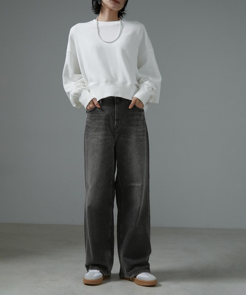 Healthy denim(ヘルシーデニム)の「【Healthy DENIM(ヘルシーデニム)】Pink Pepper/ブラックデニム(デニムパンツ・レディース・ブラック系その他・22/23/24/25)」の19枚目の写真