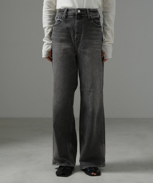 Healthy denim(ヘルシーデニム)の「【Healthy DENIM(ヘルシーデニム)】Pink Pepper/ブラックデニム(デニムパンツ・レディース・ブラック系その他・22/23/24/25)」の5枚目の写真