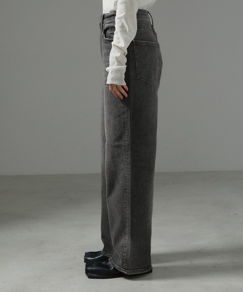 Healthy denim(ヘルシーデニム)の「【Healthy DENIM(ヘルシーデニム)】Pink Pepper/ブラックデニム(デニムパンツ・レディース・ブラック系その他・22/23/24/25)」の6枚目の写真