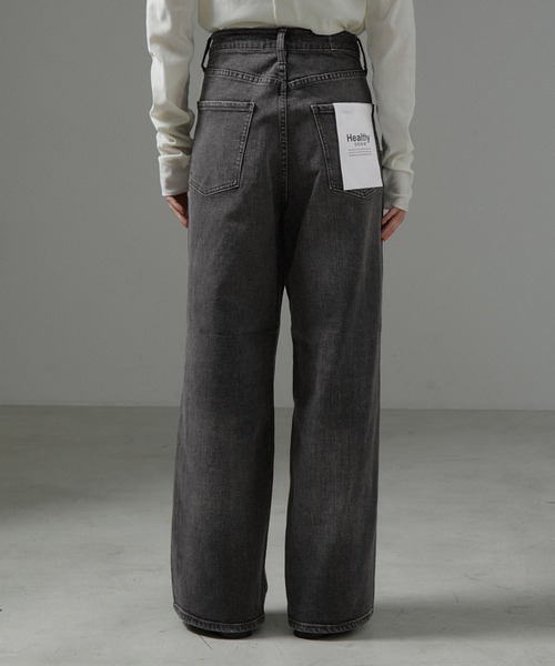 Healthy denim(ヘルシーデニム)の「【Healthy DENIM(ヘルシーデニム)】Pink Pepper/ブラックデニム(デニムパンツ・レディース・ブラック系その他・22/23/24/25)」の7枚目の写真