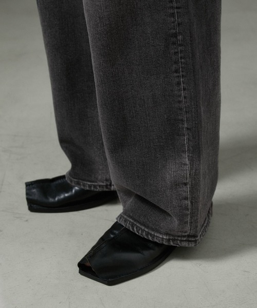 Healthy denim(ヘルシーデニム)の「【Healthy DENIM(ヘルシーデニム)】Pink Pepper/ブラックデニム(デニムパンツ・レディース・ブラック系その他・22/23/24/25)」の11枚目の写真