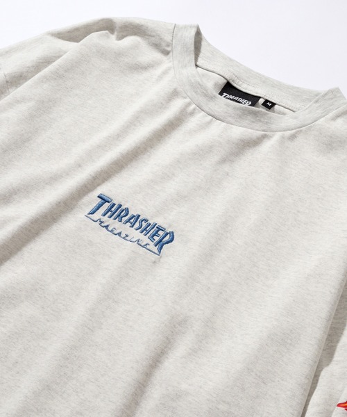THRASHER(スラッシャー)の「【THRASHER/スラッシャー】スリーブロゴプリント ビッグシルエット ロングスリーブTシャツ(Tシャツ/カットソー・メンズ・ブラック/ホワイト/アッシュグレー/グリーン・LL/L/M)」の20枚目の写真