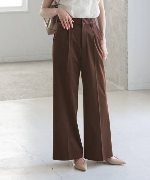 Noble（ノーブル）の「カットサテンパンツ（スラックス）」 - WEAR
