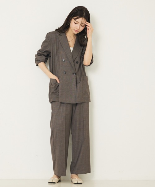 【 フレームワーク 】テーラードジャケット グレンチェック 入園式 卒園 グレー 中古・古着通販】ADULT ORIENTED ROBES (アダルトオリエンテッ