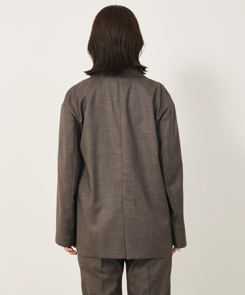 abahouse mavie（アバハウスマヴィ）の「【セットアップ対応】グレンチェックジャケット（テーラードジャケット・レディース・グレー/ブラウン/ネイビー/ブラウン系その他/チャコールグレー・フリー）」の18枚目の写真