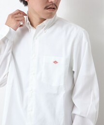 【DANTON/ダントン】POD DOT BUTTON BD SHIRT LS 24AW