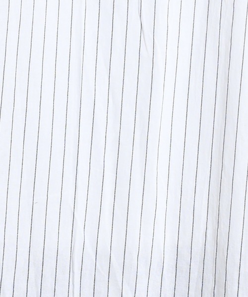 ストライプ柄 長袖 ロングシャツワンピース（シャツワンピース）｜ABBEY MARKET（アビーマーケット）