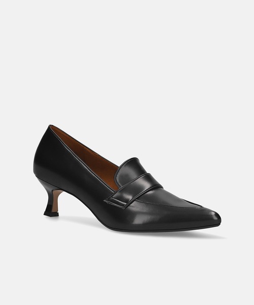 【セール】ポインテッドトゥ ローファーパンプス (5.0cmヒール)（パンプス）｜MAMIAN（マミアン）