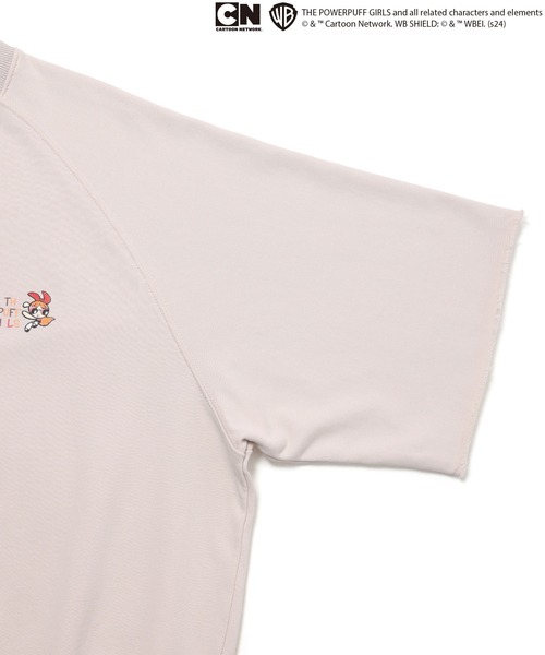 JUNRED(ジュンレッド)の「【 THE POWERPUFF GIRLS / パワーパフ ガールズ コラボ】スウェットTシャツ(Tシャツ/カットソー・メンズ・チャコールグレー/ホワイト/ブルー・L/M)」の13枚目の写真