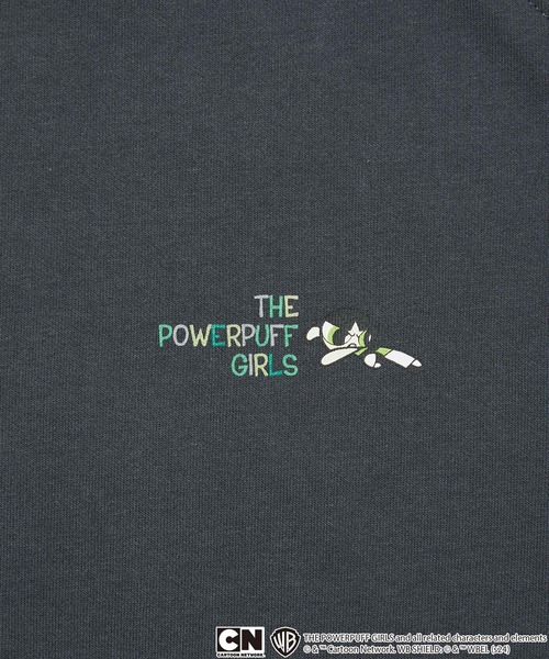 JUNRED(ジュンレッド)の「【 THE POWERPUFF GIRLS / パワーパフ ガールズ コラボ】スウェットTシャツ(Tシャツ/カットソー・メンズ・チャコールグレー/ホワイト/ブルー・L/M)」の10枚目の写真