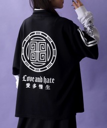 Fake Layered Chinese Shirt/フェイクレイヤード チャイナシャツ ロンＴ 長袖Tシャツ