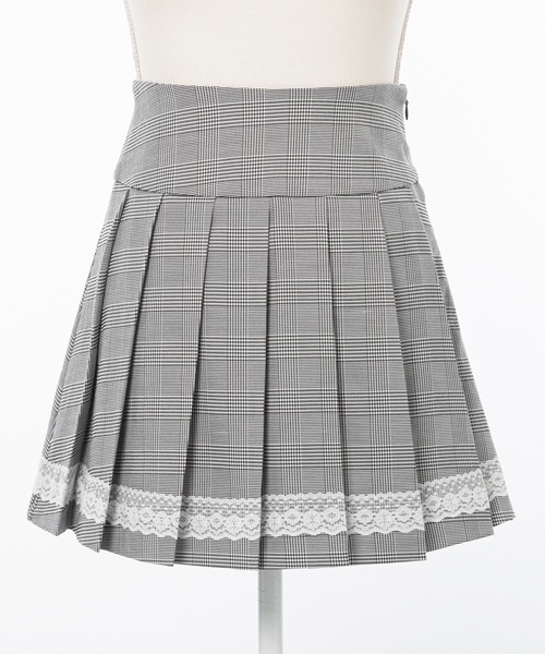 DearMyLoveRose（ディアマイラブローズ）の「レーステーププリーツスカート（スカート・レディース・グレー・SMALL/MEDIUM/LARGE/X-LARGE/XX-LARGE）」の10枚目の写真