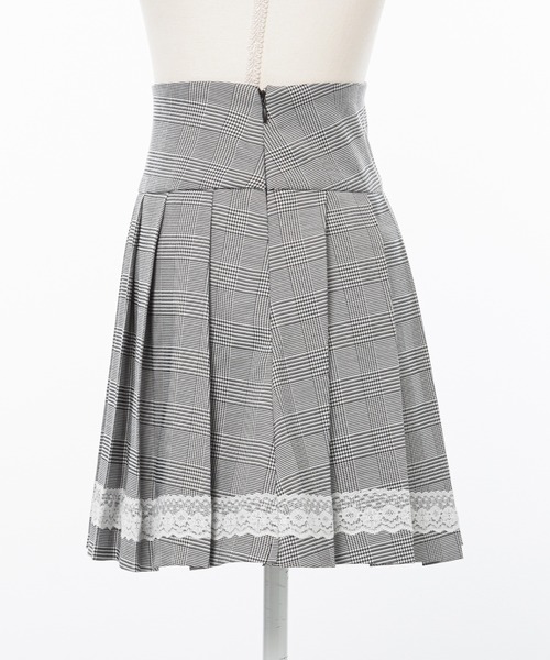 DearMyLoveRose（ディアマイラブローズ）の「レーステーププリーツスカート（スカート・レディース・グレー・SMALL/MEDIUM/LARGE/X-LARGE/XX-LARGE）」の11枚目の写真