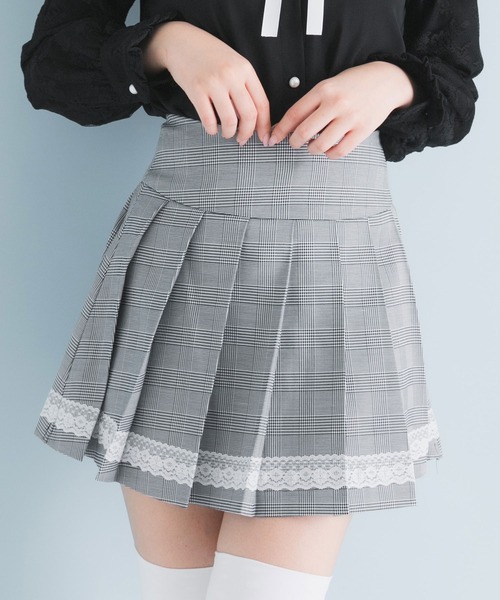 DearMyLoveRose（ディアマイラブローズ）の「レーステーププリーツスカート（スカート・レディース・グレー・SMALL/MEDIUM/LARGE/X-LARGE/XX-LARGE）」の21枚目の写真