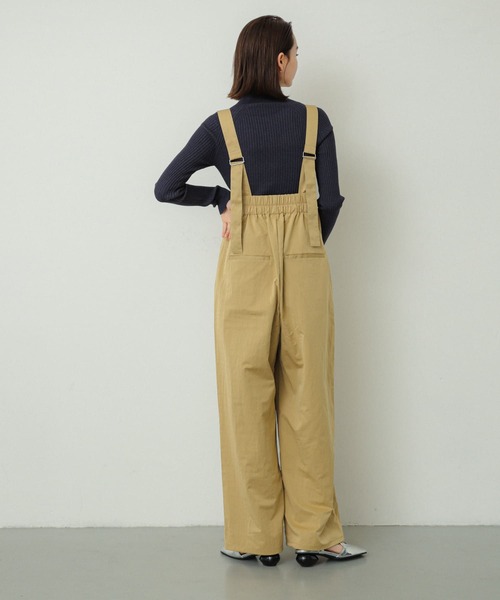 SENSE OF PLACE by URBAN RESEARCH（センスオブプレイスバイアーバンリサーチ）の「ハイウエストオーバーオール（サロペット/オーバーオール・レディース・チャコールグレー/ベージュ/ブラウン・ONE）」の14枚目の写真