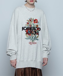 QUEENコラボ エンブロイダリービッグスウェット