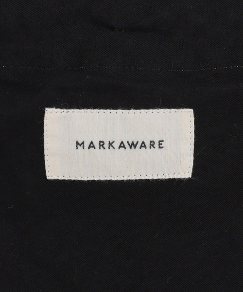 markaware(マーカウェア)の「MARKAWARE(マーカウェア) DOUBLE PLEATED TROUSERS A24C06PT02C(スラックス・メンズ・ブラック/アイボリー・1/2)」の15枚目の写真
