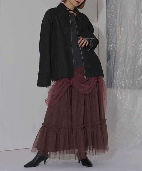 Ezick（エジック）の「Switching studsアソートジャケット（その他アウター・レディース・ブラック系その他/ブラック・FREE）」の8枚目の写真