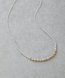 BEARDSLEY | ベージュ&シルバーネックレス(ネックレス)