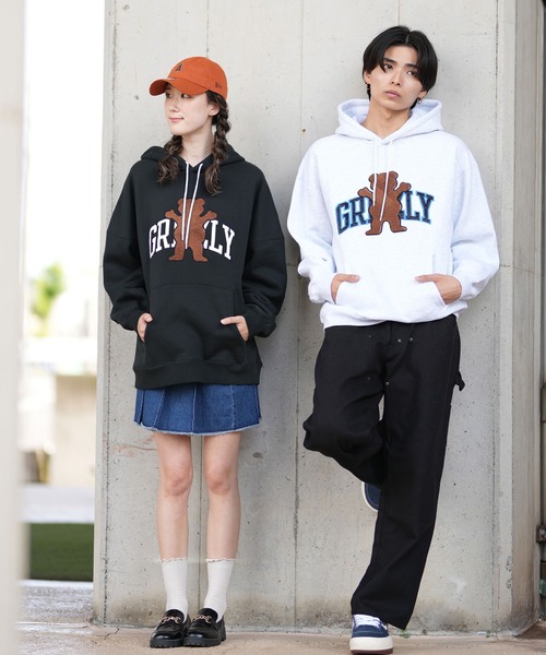 GRIZZLY（グリズリー）の「GRIZZLY/グリズリー パーカー 24G3335（パーカー・レディース・スミクロ/ヘザーグレー・M/L）」の11枚目の写真