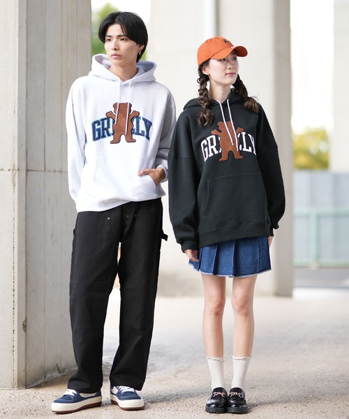 GRIZZLY（グリズリー）の「GRIZZLY/グリズリー パーカー 24G3335（パーカー・レディース・スミクロ/ヘザーグレー・M/L）」の13枚目の写真
