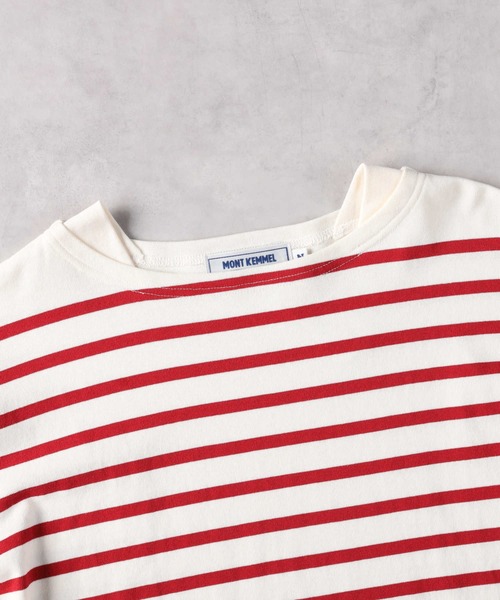 Right-on(ライトオン)の「バスクボーダーロンT(Tシャツ/カットソー・レディース・ネイビー/フューシャピンク/ブラック・M/L/XL)」の13枚目の写真