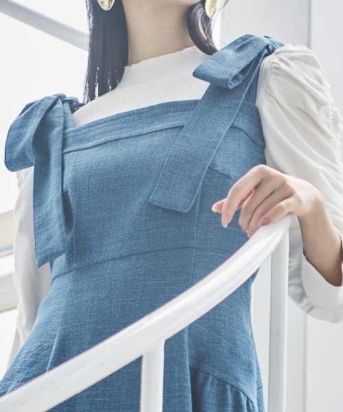 AND COUTURE（アンドクチュール）の「ツイードショルダーリボン