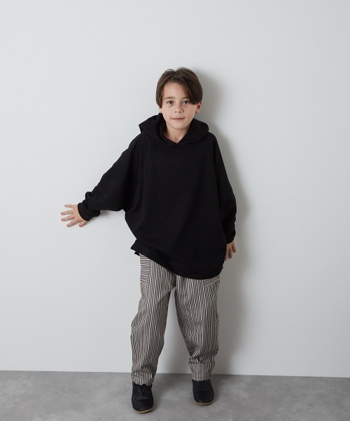 riziere（リジェール）の「とんがりフードパーカー（パーカー・キッズ・ホワイト/ブラック・130/140/90/100/110/120）」の4枚目の写真