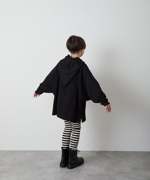 riziere（リジェール）の「とんがりフードパーカー（パーカー・キッズ・ホワイト/ブラック・130/140/90/100/110/120）」の9枚目の写真