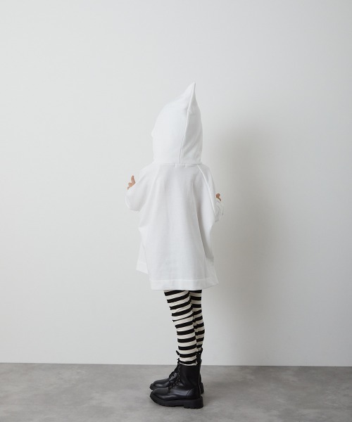 riziere（リジェール）の「とんがりフードパーカー（パーカー・キッズ・ホワイト/ブラック・130/140/90/100/110/120）」の21枚目の写真