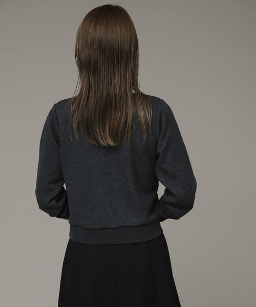 URBAN RESEARCH Sonny Label（アーバンリサーチサニーレーベル）の「『ZOZOtown限定』プチリボン裏毛プルオーバー（スウェット・レディース・チャコールグレー/ブラック/ライトベージュ・FREE）」の8枚目の写真