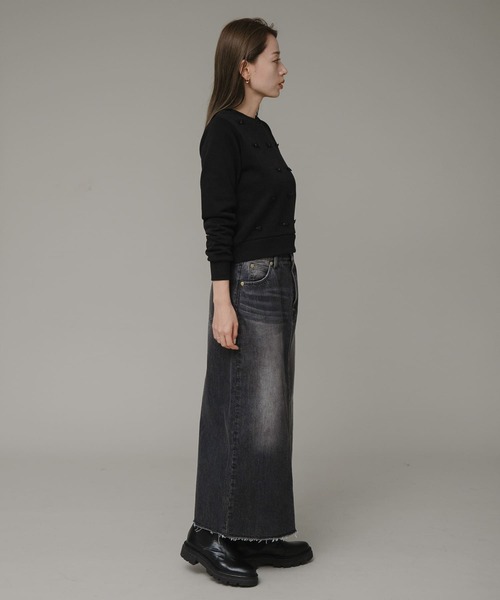 URBAN RESEARCH Sonny Label（アーバンリサーチサニーレーベル）の「『ZOZOtown限定』プチリボン裏毛プルオーバー（スウェット・レディース・チャコールグレー/ブラック/ライトベージュ・FREE）」の18枚目の写真