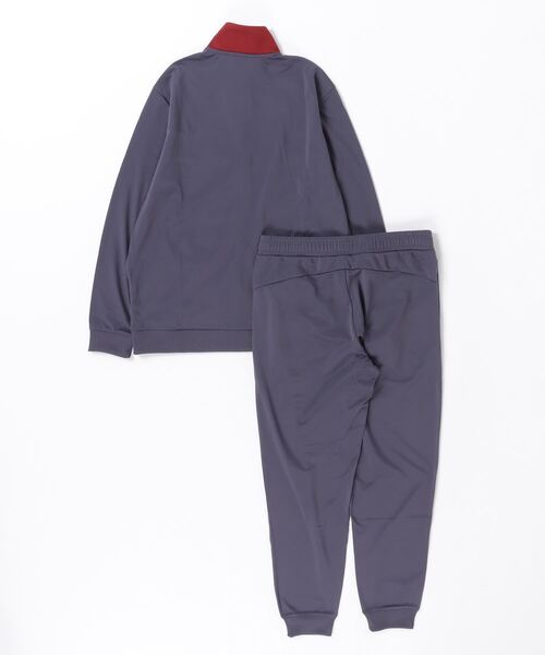 PUMA(プーマ)の「プーマ PUMA PUMA POWER ポリ スーツ(ジャージ・メンズ・グレー/ブラック×ブルー・S/M/L/LL/3L)」の3枚目の写真