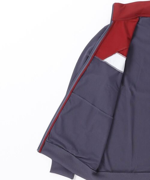 PUMA(プーマ)の「プーマ PUMA PUMA POWER ポリ スーツ(ジャージ・メンズ・グレー/ブラック×ブルー・S/M/L/LL/3L)」の4枚目の写真