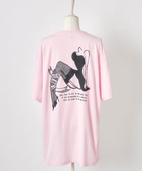 ♥AVENCHUMU Dimmoire コラボTシャツ♥ twin skull print harness T-shirt – AVENCHUMU （アバンチュウム）