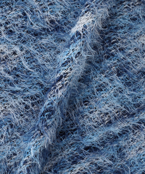 417 EDIFICE（フォーワンセブンエディフィス）の「メランジシャギーカットソー（Tシャツ/カットソー・メンズ・ブルー系その他/ライトグリーン/ラスタ・LARGE/MEDIUM）」の15枚目の写真