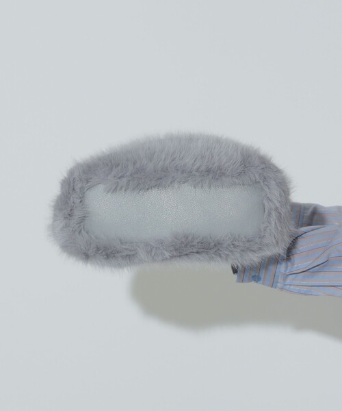 BEAMS HEART（ビームスハート）の「ボリュームファー トートバッグ（トートバッグ・レディース・ブラウン系その他3/ピンク/グレー・ONE SIZE）」の7枚目の写真