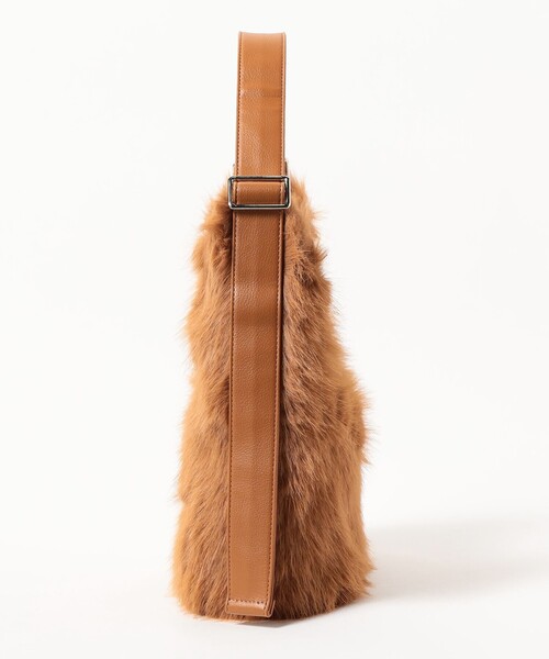 BEAMS HEART（ビームスハート）の「ボリュームファー トートバッグ（トートバッグ・レディース・ブラウン系その他3/ピンク/グレー・ONE SIZE）」の13枚目の写真