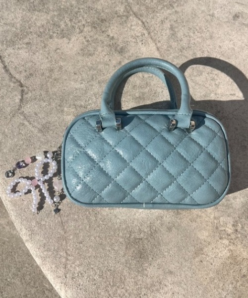mojocamar♡モジョカマー　ネイビー キルティングバッグSwan mojocamar♡モジョカマー ネイビー キルティングバッグSwan
