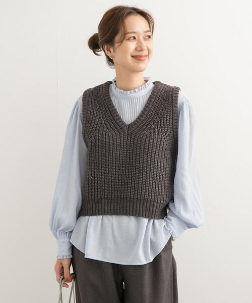 HEINERS ニットベスト セール】リリヤーンVネックニットベスト（ベスト）｜URBAN RESEARCH