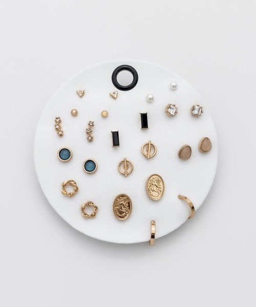 ciite'（シーテ）の「ピアス 12セット / pierce 12 set（ピアス（両耳用）・レディース・ゴールド/シルバー・FREE）」の3枚目の写真