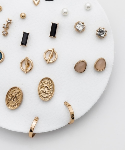 ciite'（シーテ）の「ピアス 12セット / pierce 12 set（ピアス（両耳用）・レディース・ゴールド/シルバー・FREE）」の5枚目の写真