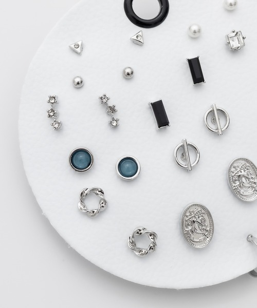 ciite'（シーテ）の「ピアス 12セット / pierce 12 set（ピアス（両耳用）・レディース・ゴールド/シルバー・FREE）」の7枚目の写真