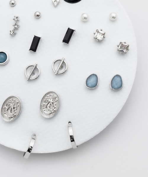 ciite'（シーテ）の「ピアス 12セット / pierce 12 set（ピアス（両耳用）・レディース・ゴールド/シルバー・FREE）」の8枚目の写真