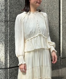 JILL STUART | ◆フラワージャガードペプラムブラウス(シャツ/ブラウス)